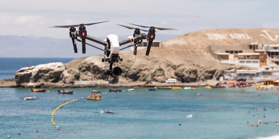 Uso de drones en el sector náutico portuario.