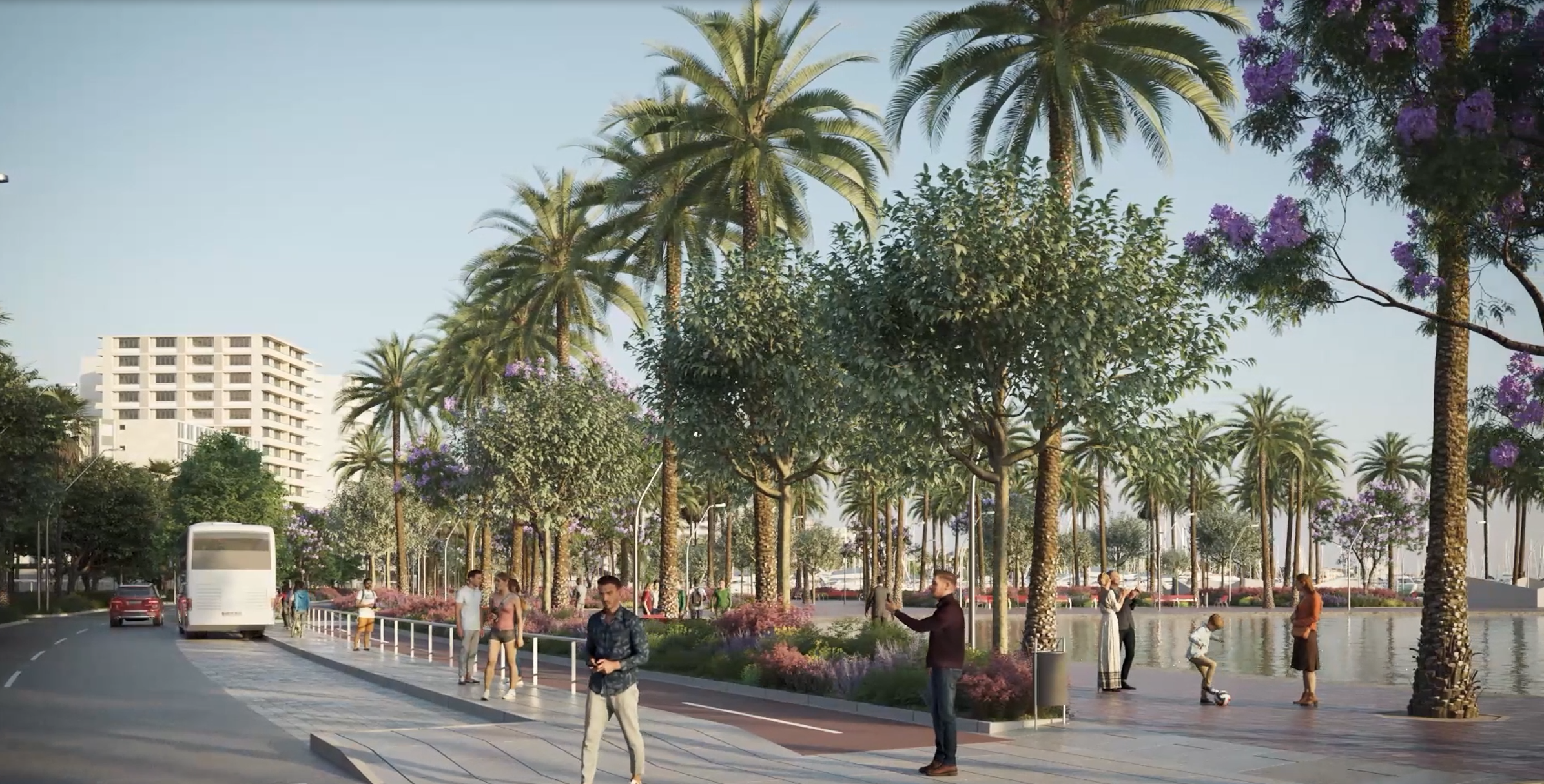Las obras del nuevo paseo Marítimo de Palma comenzarán el 18 de ...