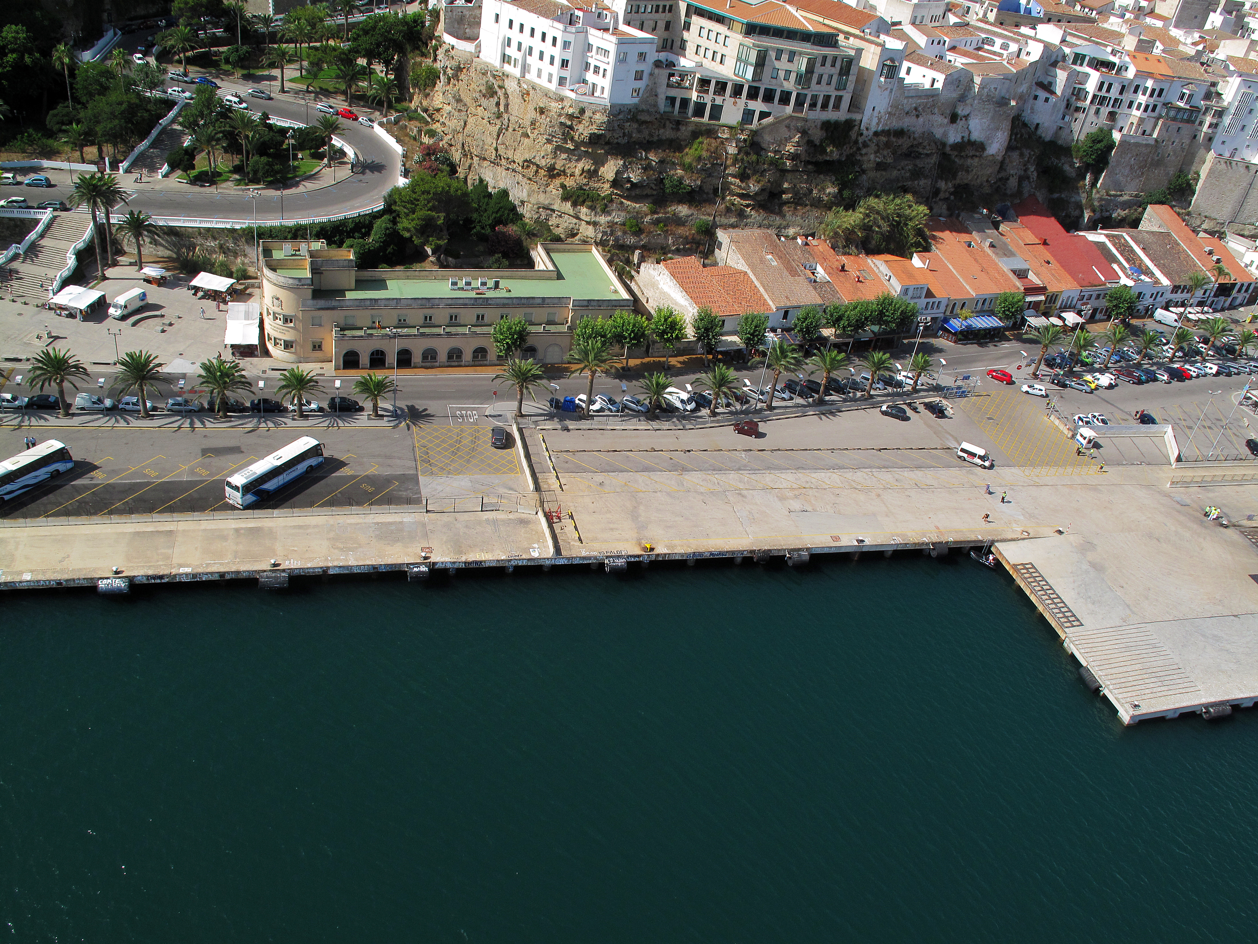 Empiezan las obras para transformar el Muelle de Poniente de Maó en un paseo