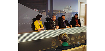 The Port of Palma prepares for the christening of AIDAluna