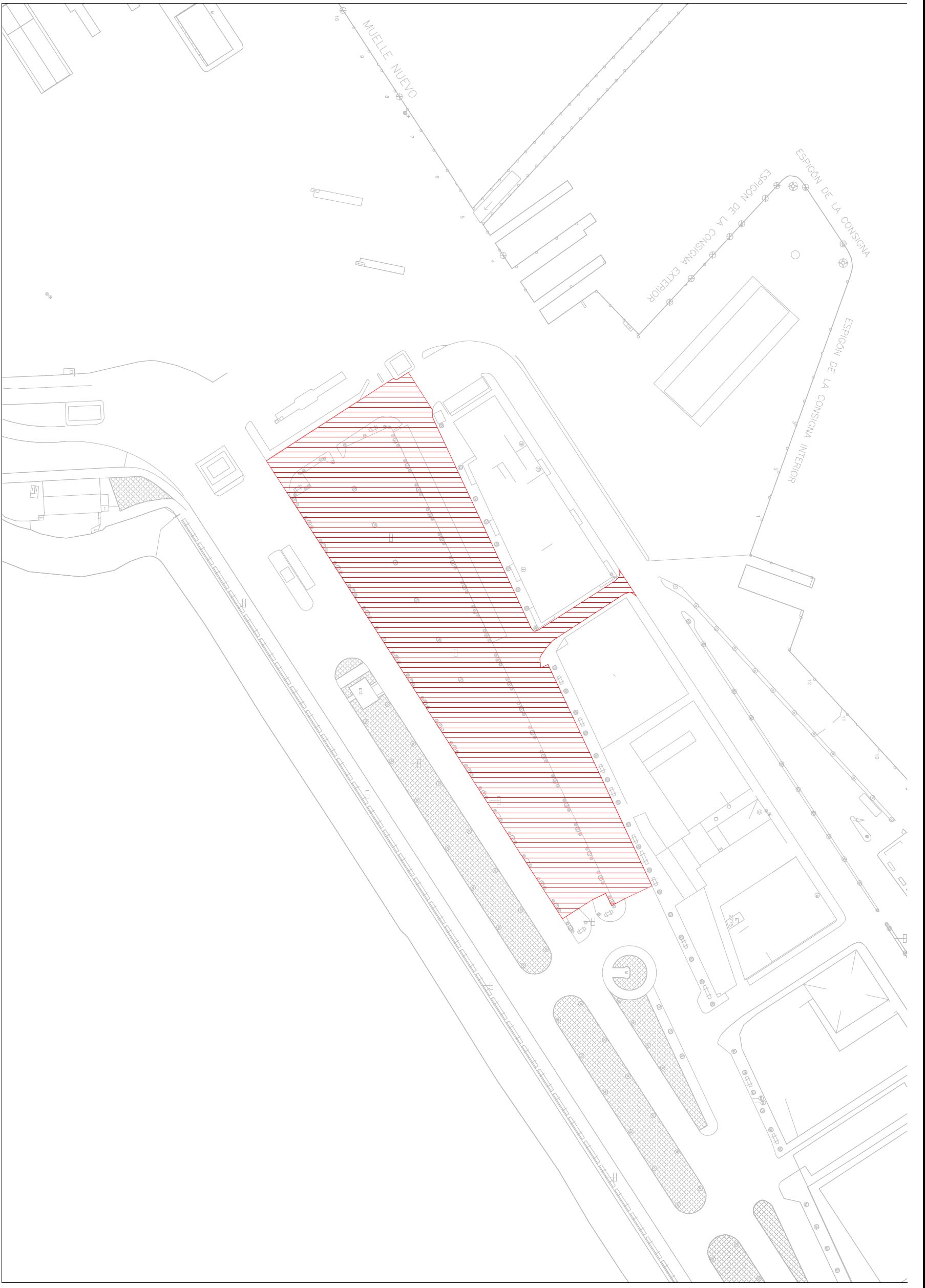 Paving works notice at Camí de s’Escollera (Palma port).