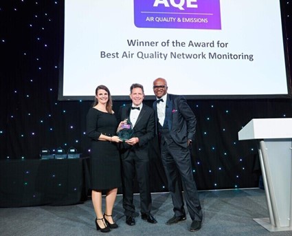 La red de monitorización de la calidad del aire de la Autoridad Portuaria de Baleares recibe el premio Smart Network Monitoring en AQE 2022