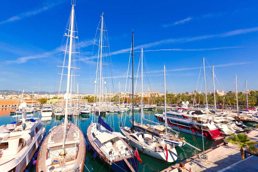 El nivel de calidad del aire del puerto de palma en tiempo real