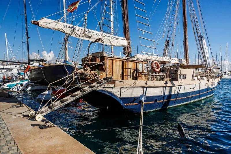 Moll de Golondrines, port de Palma