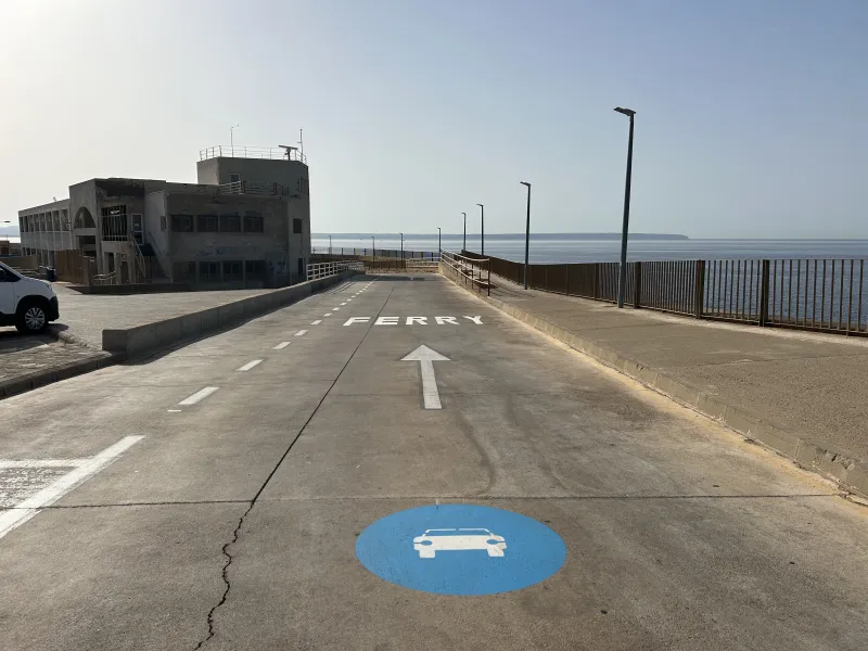 New slip lanes to the West dock