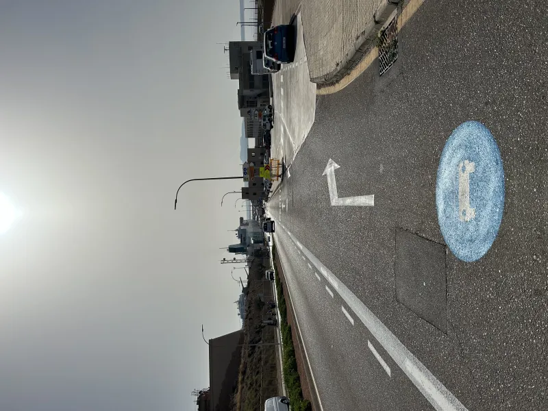 New slip lanes to the West dock