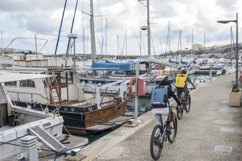 Moll de Ponent del port de Maó