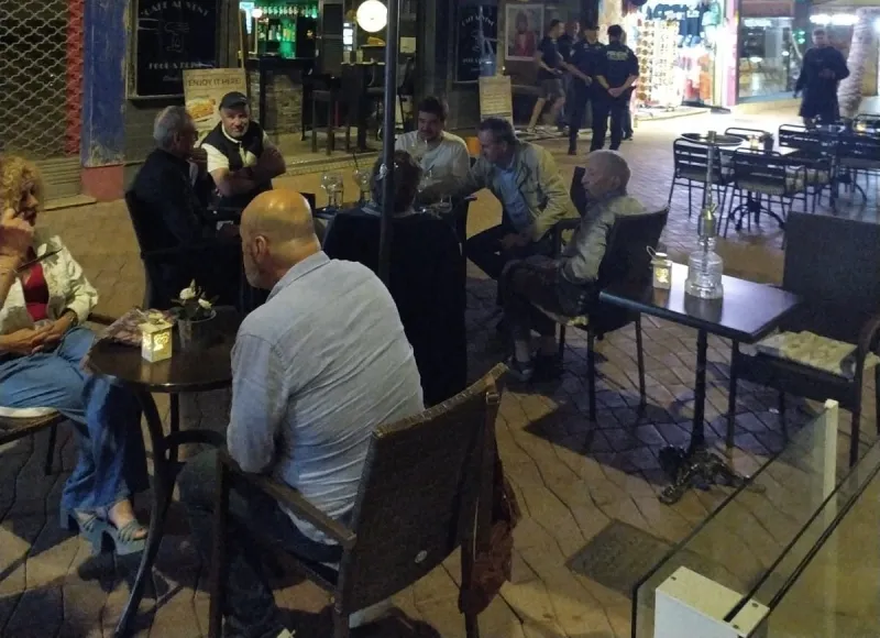 Terrasses del passeig Marítim de Palma