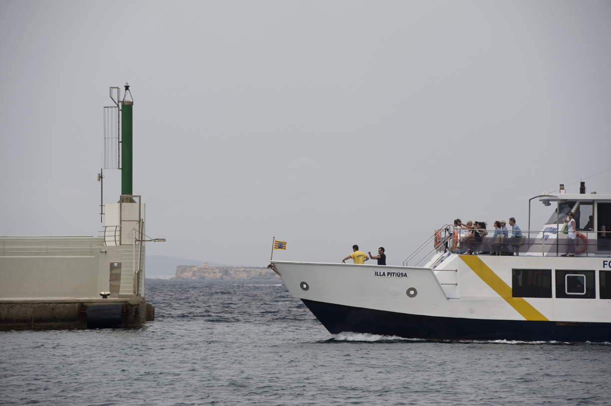 La línea Eivissa-la Savina, la de más tráfico de España